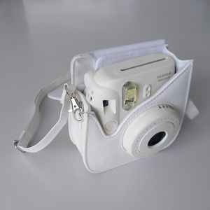 Polaroid camera with case